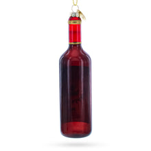 Load image into Gallery viewer, Holiday Survival Kit Wine Bottle Glass Christmas Ornament
