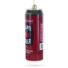 Load image into Gallery viewer, Hard Apple Cider Can Glass Christmas Ornament