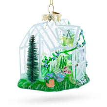 Load image into Gallery viewer, Greenhouse Glass Christmas Ornament