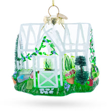 Load image into Gallery viewer, Greenhouse Glass Christmas Ornament