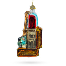 Load image into Gallery viewer, Paris Eiffel Tower Travel Keepsake Glass Christmas Ornament
