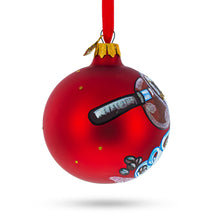 Load image into Gallery viewer, Coffee Lover Glass Ball Christmas Ornament 3.25 Inches