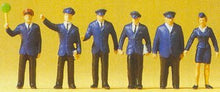Load image into Gallery viewer, Preiser 14011 HO Scale Railroad Personnel -- Station Personnel