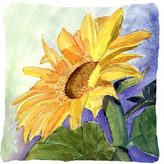 Flower - Sunflower Decorative   Canvas Fabric Pillow