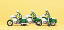 Load image into Gallery viewer, Preiser 10489 HO Scale Law Enforcement Officers -- Police On Motorcycles