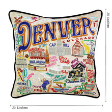 Load image into Gallery viewer, Denver Hand-Embroidered Pillow