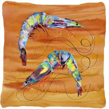 Load image into Gallery viewer, Shrimp Decorative   Canvas Fabric Pillow
