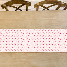 Load image into Gallery viewer, Ditsy Hearts Table Runner