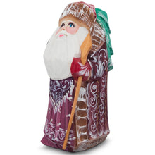 Load image into Gallery viewer, Hand Carved Wooden Santa Figurine 4.75 Inches