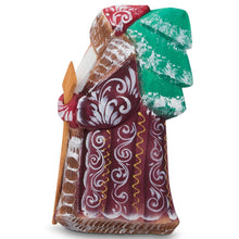 Load image into Gallery viewer, Hand Carved Wooden Santa Figurine 4.75 Inches