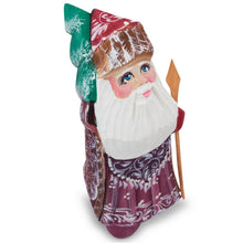 Load image into Gallery viewer, Hand Carved Wooden Santa Figurine 4.75 Inches