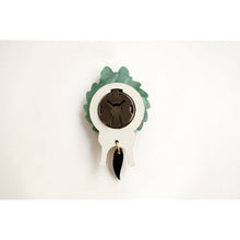 Load image into Gallery viewer, Dog in A Christmas Wreath Button Cover by Laliblue