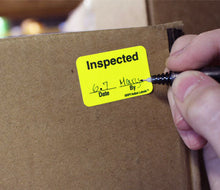 Load image into Gallery viewer, Removable Double-Layer Action™ Quality Control Labels - 1" x 1-1/2"