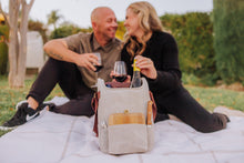Load image into Gallery viewer, 2 Bottle Insulated Wine &amp; Cheese Cooler Tote