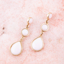 Load image into Gallery viewer, Drops of Pink Opal Earrings