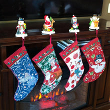 Load image into Gallery viewer, Set of 4 Set of 4 Tapestry Christmas Stockings