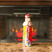 Load image into Gallery viewer, Christmas Tree with Gifts Hand Carved Wooden Santa Figurine 7.25 Inches