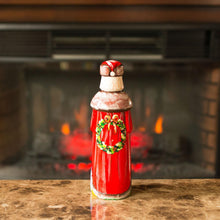 Load image into Gallery viewer, Christmas Tree with Gifts Hand Carved Wooden Santa Figurine 7.25 Inches