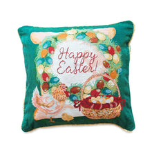 Load image into Gallery viewer, Set of 2 Happy Easter &amp; Easter Eggs Throw Pillow Covers