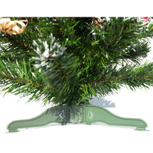 Load image into Gallery viewer, Ukrainian Tabletop Christmas Tree with Straw Bows, Apples &amp; Pine Cones 20 Inches