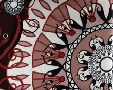 Load image into Gallery viewer, Tache Burgundy Palace Paisley Medallion Duvet Cover Twin (2810)
