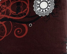 Load image into Gallery viewer, Tache Burgundy Palace Paisley Medallion Duvet Cover Twin (2810)