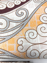Load image into Gallery viewer, Tache Maroon Mandala Damask Duvet Cover Set Twin (2131)