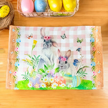 Load image into Gallery viewer, Set of 4 Bunny and Easter Eggs Placemats