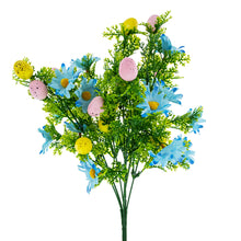 Load image into Gallery viewer, Easter Egg &amp; Floral Bouquet – Artificial Spring Flowers with Decorative Speckled Eggs