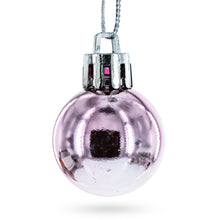 Load image into Gallery viewer, Set of 40 Pink Mini Ball Plastic Christmas Ornaments