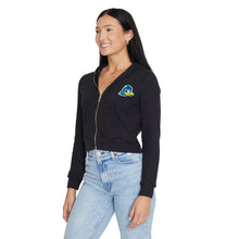 Load image into Gallery viewer, Delaware Blue Hens Waffle Knit Zip Up Hoodie