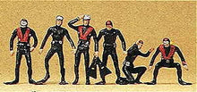 Load image into Gallery viewer, Preiser 10249 HO Scale Recreation &amp; Sports -- SCUBA Divers pkg(6)