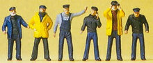 Load image into Gallery viewer, Preiser 10353 HO Scale People Working -- Ship's Crewmen pkg(6)