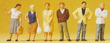 Load image into Gallery viewer, Preiser 10451 HO Scale Passers By Waiting -- pkg(6)