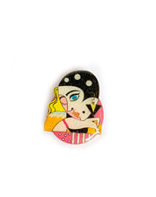 Load image into Gallery viewer, The Glamour Girl Brooch by Rosie Rose Parker