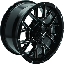 Load image into Gallery viewer, QuadBoss, QuadBoss Barbwire 14x7 Aluminum Wheel with 5+2 Offset for Powersports Vehicles (Part #608573)