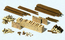 Load image into Gallery viewer, Preiser 17609 HO Scale Logs &amp; Wood Piles - Kit