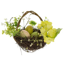 Load image into Gallery viewer, Set of 3 Easter Baskets with Eggs and Spring Flowers
