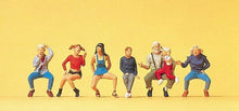 Load image into Gallery viewer, Preiser 10536 HO Scale Pedestrians -- Seated Grandfather with Children
