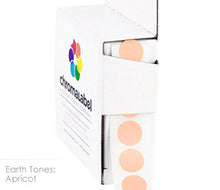 Load image into Gallery viewer, 1/2&quot; Permanent Round, Color-Code Dot Stickers: 1,000/Box