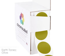 Load image into Gallery viewer, 1&quot; Permanent Round, Color-Code Dots: 1,000/Box