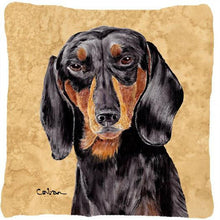Load image into Gallery viewer, Dachshund Decorative   Canvas Fabric Pillow
