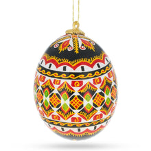 Load image into Gallery viewer, Chicken Size Blown Real Eggshell Ukrainian Easter Egg Pysanka Ornament