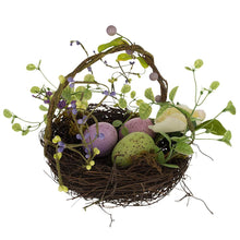 Load image into Gallery viewer, Set of 3 Easter Baskets with Eggs and Spring Flowers