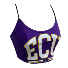 Load image into Gallery viewer, ECU Pirates Purple Spaghetti Tank