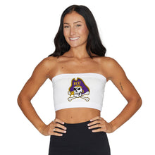 Load image into Gallery viewer, ECU Pirates White Bandeau Top