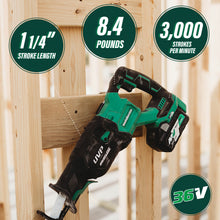 Load image into Gallery viewer, Metabo HPT CR36DAQ4M Brushless Reciprocating saw (Bare Tool)