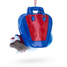 Load image into Gallery viewer, Let’s Bowl! Bowling Bag with Shoes and Ball Resin Christmas Ornament
