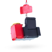 Load image into Gallery viewer, Man Cave Recliner with Pizza and Remote Resin Christmas Ornament