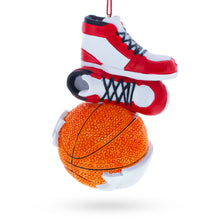 Load image into Gallery viewer, Basketball Shoe Shoot Score Sports Resin Christmas Ornament